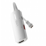 USB &scaron;akotuvas Linq Byelements LQ49031 Balta Pilka