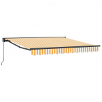 I&scaron;traukiama markizė Geltona ir balta 350 x 250 cm