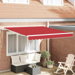 I&scaron;traukiama markizė Raudona 350 x 250 cm audinys