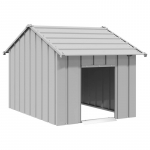 &scaron;unų namelis su stogu 83x130x85 cm cinkuoto plieno