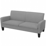 Trivietė sofa, 180x65x76, &scaron;viesiai pilka
