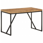 Valgomojo stalas, 120x60x76cm, akacija ir mango mediena