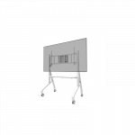 Neomounts Floor stand | FL50-575WH1 TV trolley | Adjustable Height | 65-110 " | Maximum weight (capacity) 125 kg | White