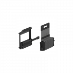 Dell | OptiPlex Micro and Thin Client VESA Mount w/Adapter Bracket | Black