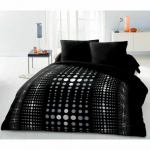 &Scaron;iaurės &scaron;alių vir&scaron;elis HOME LINGE PASSION Steevy Juoda Pilka Dvigulė lova 220 x 240 cm