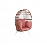 Sodo sofa DKD Home Decor 99 x 71 x 147 cm Metalinis Degtas molis sintetinis rotangas Balta