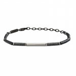 Vyri&scaron;kos apyrankės Breil TJ3639 Sidabras 925 Juoda