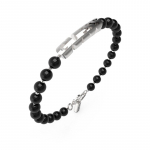 Vyri&scaron;kos apyrankės Guess JUMB04059JWSTBKS Juoda