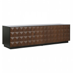 Televizoriaus baldai Home ESPRIT Ruda Juoda 161,2 X 40 X 45,5 cm
