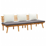 Sodo sofa, 200x65cm, akacijos medienos masyvas