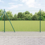 Tvora su stulpais Žalia 1,4 x 10 m Plienas ir PVC