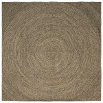 Zoninės kiliminės dangos Natūrali ir juoda 300 x 300 cm Džiutas