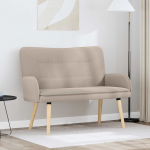 Dvita&scaron;kė sofa &Scaron;viesiai pilka 115 x 61 x 87 cm Boucl&eacute;