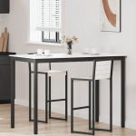 Baro stalas Balta 150 x 80 x 105 cm Kietos pu&scaron;ies mediena
