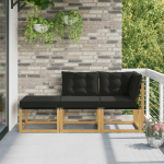 Sekcija sofa vienetai su pagalve 3 Vienetas Balta