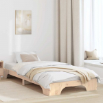 Lovos rėmas Natūrali 90 x 190 cm Kietos pu&scaron;ies mediena