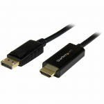 Cablu DisplayPort la HDMI Startech DP2HDMM2MB           (2 m) Juoda