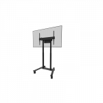 Neomounts Floor stand | FL55-875BL1 TV trolley | Adjustable Height | 55-100 " | Maximum weight (capacity) 110 kg | Black