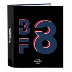Žiedinis segtuvas BlackFit8 Urban Juoda Tamsiai mėlyna A4 27 x 33 x 6 cm