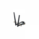 Asus WiFi 7 PCI-E Adapter with 2 external antennas | PCE-BE6500 | 802.11be | Mesh Support No | MU-MiMO No | No mobile broadband
