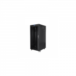 Lanberg | Rack cabinet 19" free-standing 27U/800x1000 (flat pack) with glass door, LCD | FF01-8027-12BL | Black