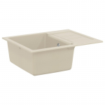 Kriauklė Smėlio 620 x 500 mm 80% Kvarcas ir 20% Derva