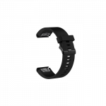Fixed | Silicone Strap for Garmin QuickFit 20mm | Black