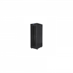 Lanberg | Rack cabinet 19" free-standing 27U/800x1000 (flat pack) with glass door, LCD | FF01-8027-23BL | Black