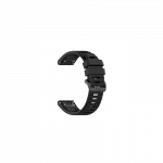 Fixed | Silicone Strap for Garmin QuickFit 22mm | Black