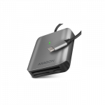 AXAGON Aluminum high-speed USB-C 3.2 Gen 1 memory card reader, 3 slots | CRE-S3C
