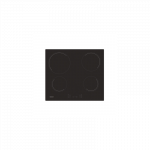 Candy | Hob | CH64CCB/4U2 | Vitroceramic | Number of burners/cooking zones 4 | Touch | Black