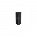 Lanberg | Rack cabinet 19" free-standing 37U/600x800 (flat pack) with glass door, LCD | FF01-6837-12BL | Black