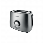 Gorenje | Toaster | T1000E | Power 1000 W | Number of slots 2 | Housing material  Metal | Stainless Steel