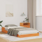 Lovos rėmas Va&scaron;ko ruda 100 x 220 cm Kietos pu&scaron;ies mediena