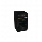 Gorenje Cooker | GECS5B70CLB | Hob type Vitroceramic | Oven type Electric | Black | Width 50 cm | Depth 59.4 cm | 70 L