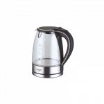 Adler | Kettle | AD 1225 | Standard | 2000 W | 1.7 L | Glass | 360&deg; rotational base | Transparent/Stainless steel