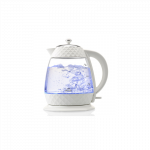 ETA | Crystal Kettle | ETA315490010 | Electric | 2200 W | 1.7 L | Glass | 360&deg; rotational base | Glass/White