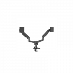 EDBAK Desk Mount | DMV02 Dual Swing Arm | Height adjustment, Tilt | 19-35 " | Maximum weight (capacity) 20 kg | Black
