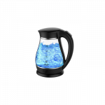 Adler | Kettle | AD 1274 | Standard | 2200 W | 1.7 L | Plastic/Glass | 360&deg; rotational base | Black/ transparent