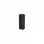 Lanberg | Rack cabinet 19" free-standing 42U/600x600 (flat pack) with mesh door, LCD | FF01-6642-23BL | Black