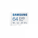 Samsung | MicroSD Card | EVO Plus | 64 GB | microSDXC Memory Card | Flash memory class U1, V10, A1