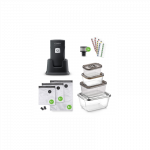 Caso Professional Hand Vacuum Sealer with Accessories | Vacu OneTouch Pro Set | Power 20 W | Black