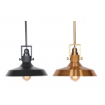 Pakabinamas ap&scaron;vietimas DKD Home Decor Juoda Auksinis Metalinis 50 W (2 vnt.)