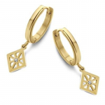 Moteri&scaron;ki auskarai CO88 Collection 8CE-70119 Auksinis