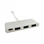 USB &scaron;akotuvas C CoolBox COO-HUC3U3PD Aliuminis