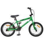 BMX Dviratis 16 Colių 5-8 metų amžiaus Žalia