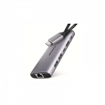 AXAGON Multi port USB-C 10Gbps hub | HMC-6G2L