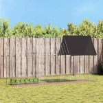 Triu&scaron;ių narvas Sidabro 400 x 100 x 210 cm Cinkuota plienas