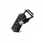 AXAGON Miniature metal four-port USB 3.2 Gen 1 hub | HUE-M1AL