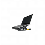 Targus Stand | Chill Mat with 4 USB-A Port Hub - for up to 16-inch Laptops | Black/Grey
